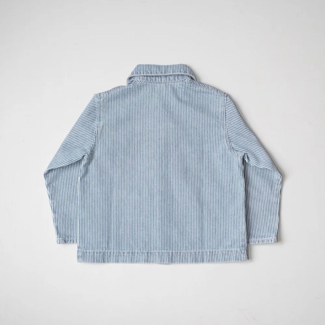 P Denim Kids Jacket - Hickory Stripe